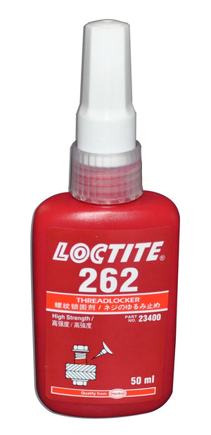 Loctite 262 High Strength Threadlocker 50 ml – Permanent Metal Locking, Vibration & Corrosion Resistant
