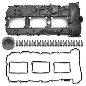 MITZONE N55 Engine Valve Cover Kit for BMW 3.0L (2010–2019) — Includes Gasket, Spark Plug Seals & Oil Cap
