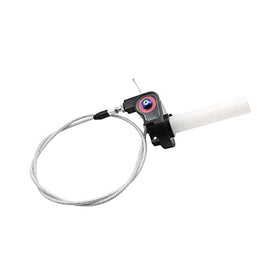 0769FUWU throttle tube detail showing clamp and smooth rotation performance