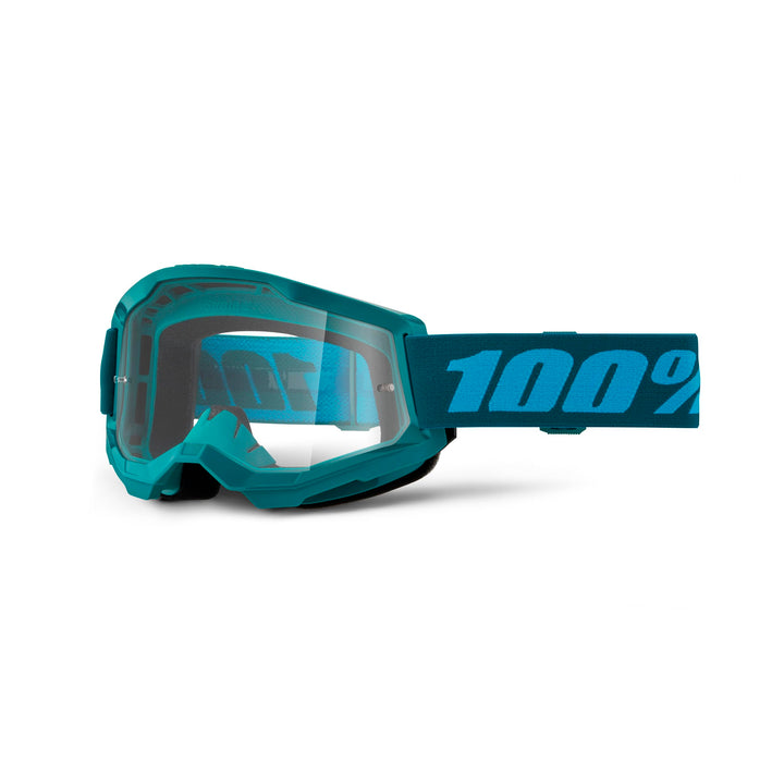 100-Percent Strata 2 stone front view showing frame and clear lens benefit visibility