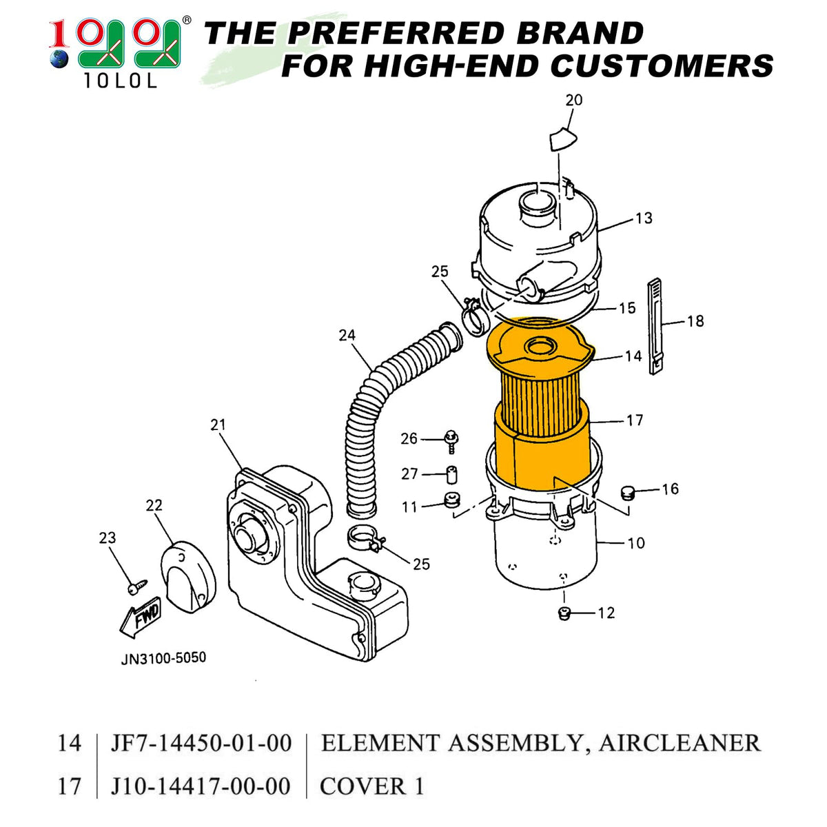 10L0L air filter pleated media close-up improving airflow protection
