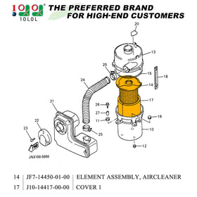 10L0L air filter pleated media close-up improving airflow protection
