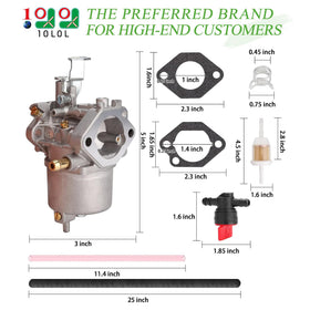 10L0L carburetor side detail highlighting corrosion-resistant construction benefit