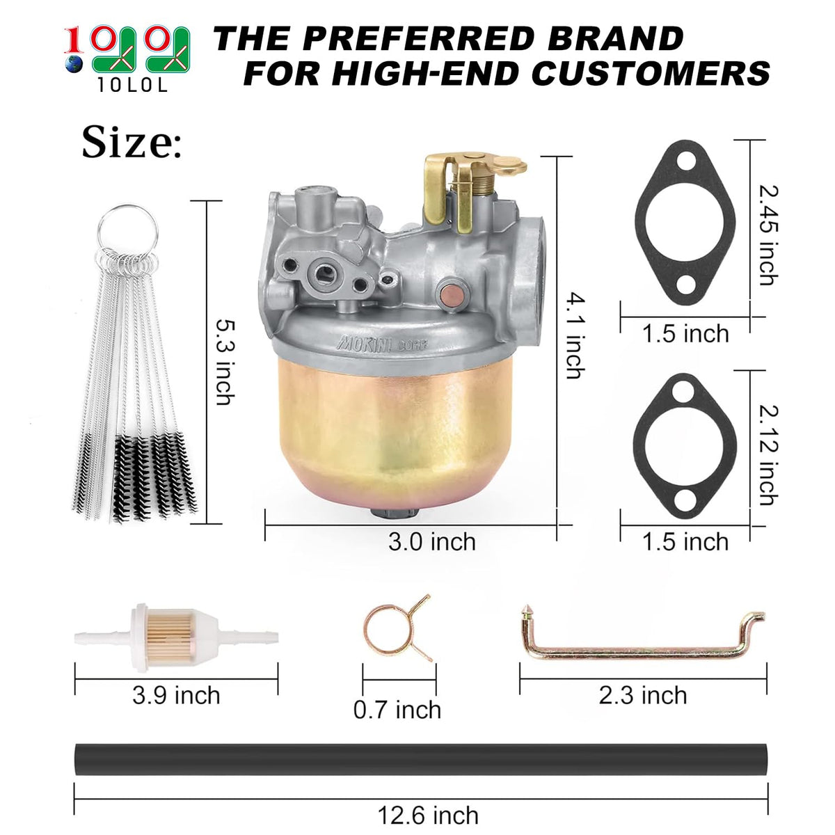 10L0L side profile highlighting throttle linkage and performance advantage