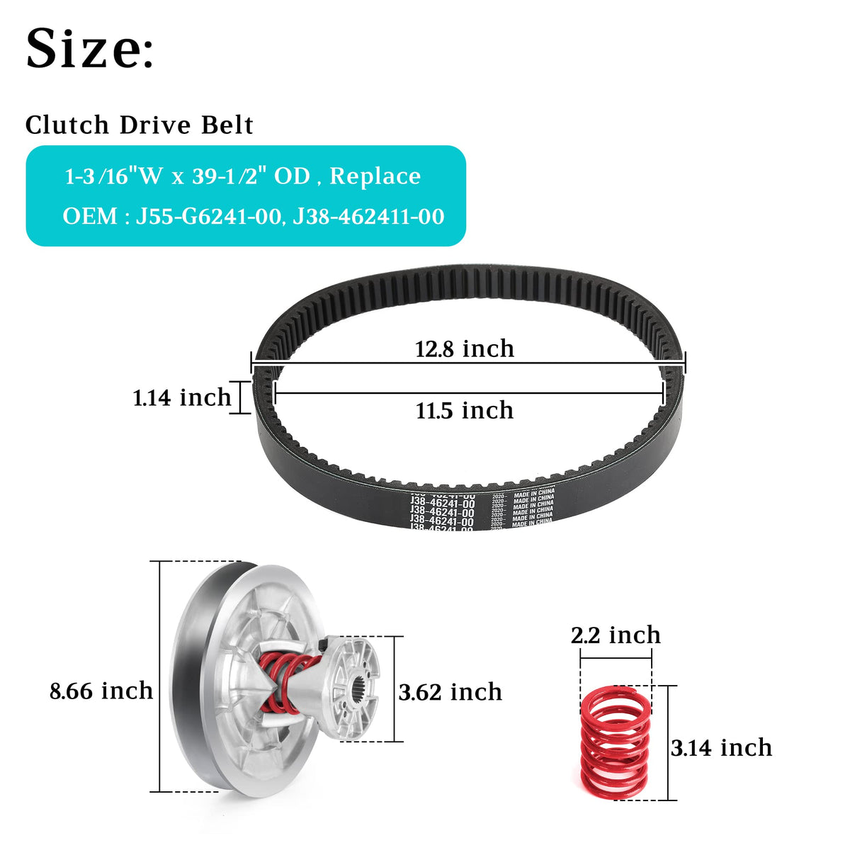 10L0L drive belt texture and ribs for longer wear and grip