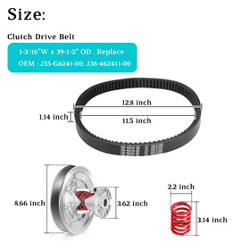 10L0L drive belt texture and ribs for longer wear and grip