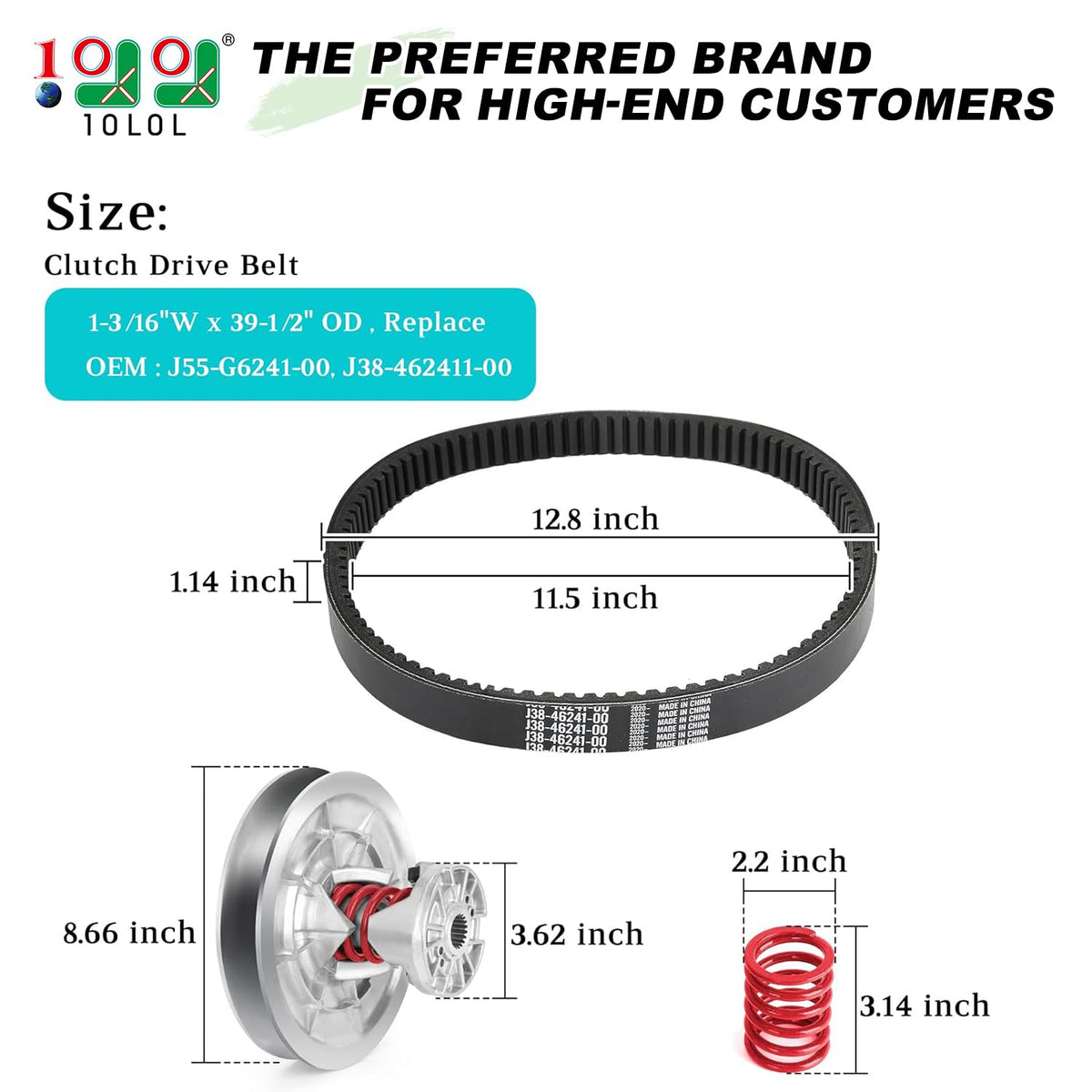 10L0L close-up fixed sheave machining for better heat dissipation