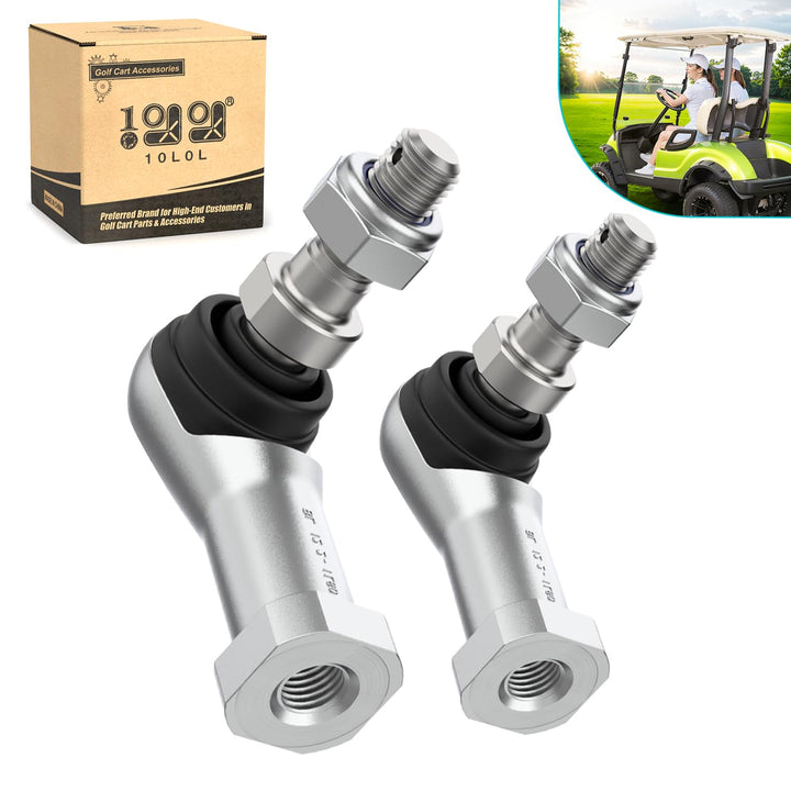 10L0L front view of two tie rod ends shows ready-to-install parts and peace of mind