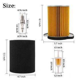 10L0L fuel filter inline with hose fittings preventing debris to carburetor