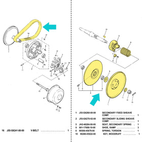 10L0L ramp shoes and hardware layout ensures complete installation