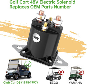 10L0L solenoid installed on Club Car DS demonstrating direct-fit replacement advantage