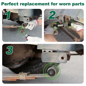 10L0L components on a Club Car Precedent front end showing restored suspension performance