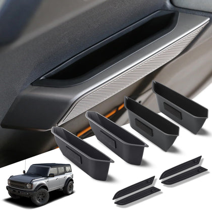 1797 front door handle insert showing flush fit and clean look for added storage