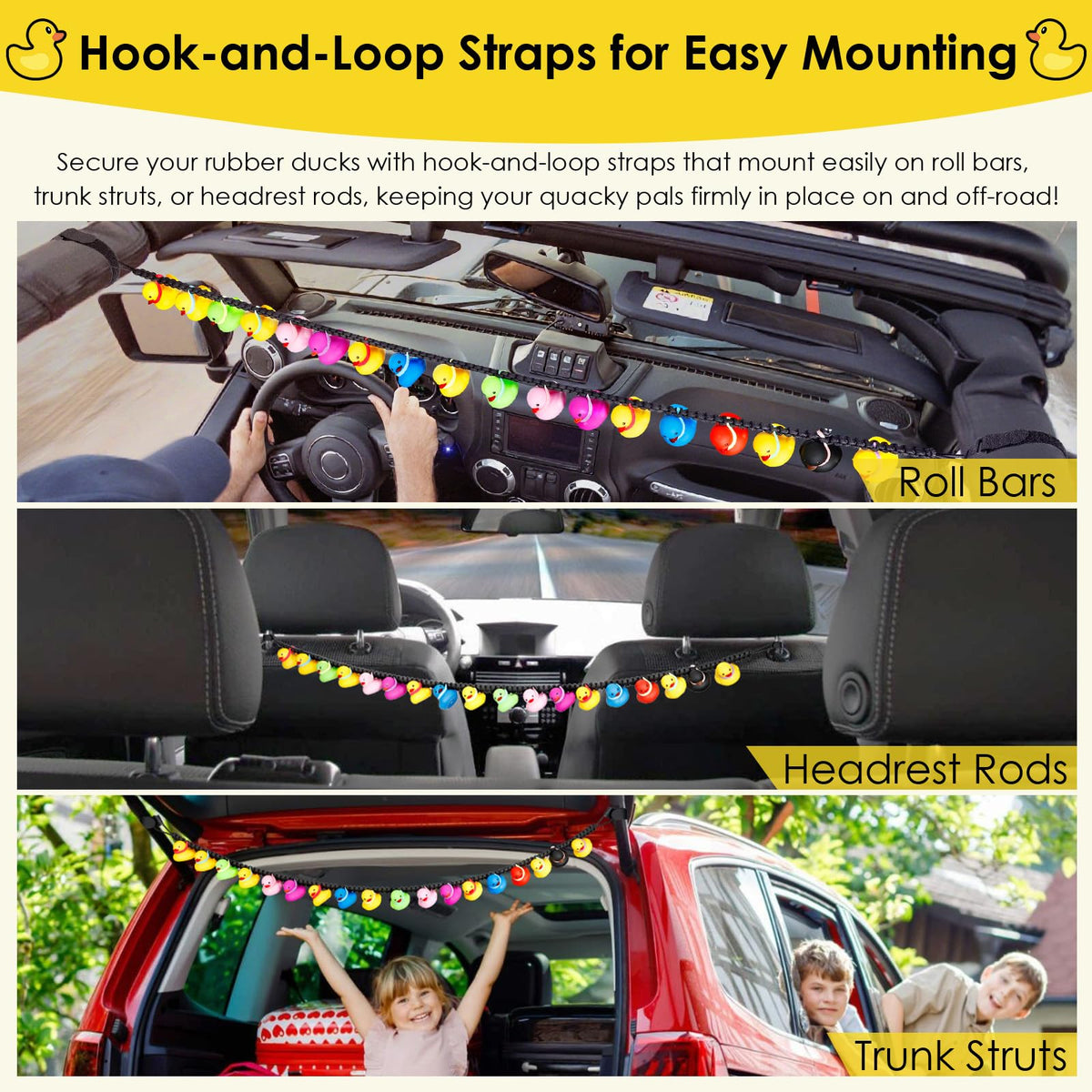 1797 hook-and-loop straps and included parts showing easy setup