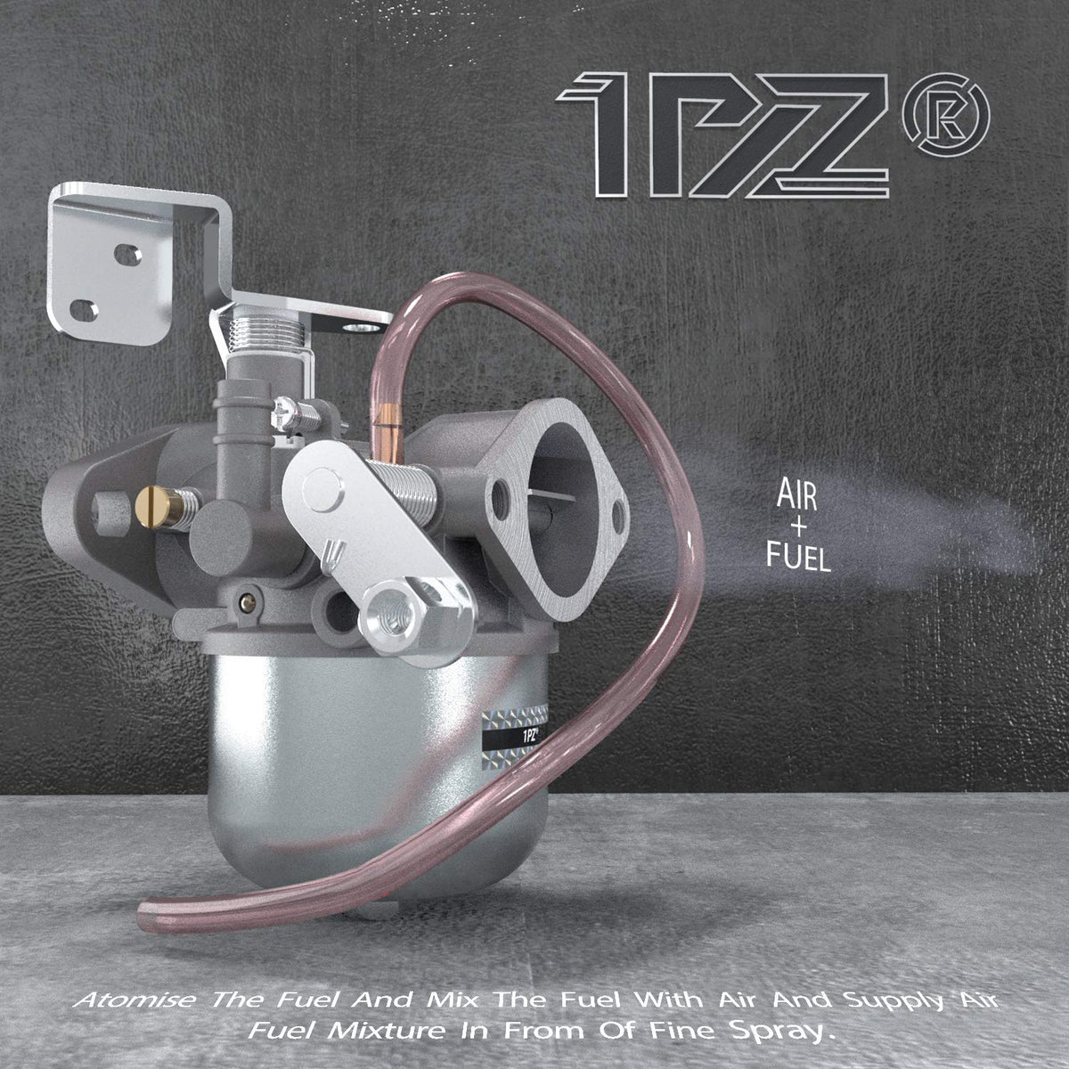 1PZ carburetor installed on EZGO Marathon illustrating proper fit and restored operation