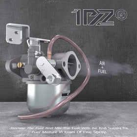 1PZ carburetor installed on EZGO Marathon illustrating proper fit and restored operation