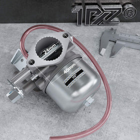1PZ carburetor internal jet and passage detail highlighting reliable fuel metering