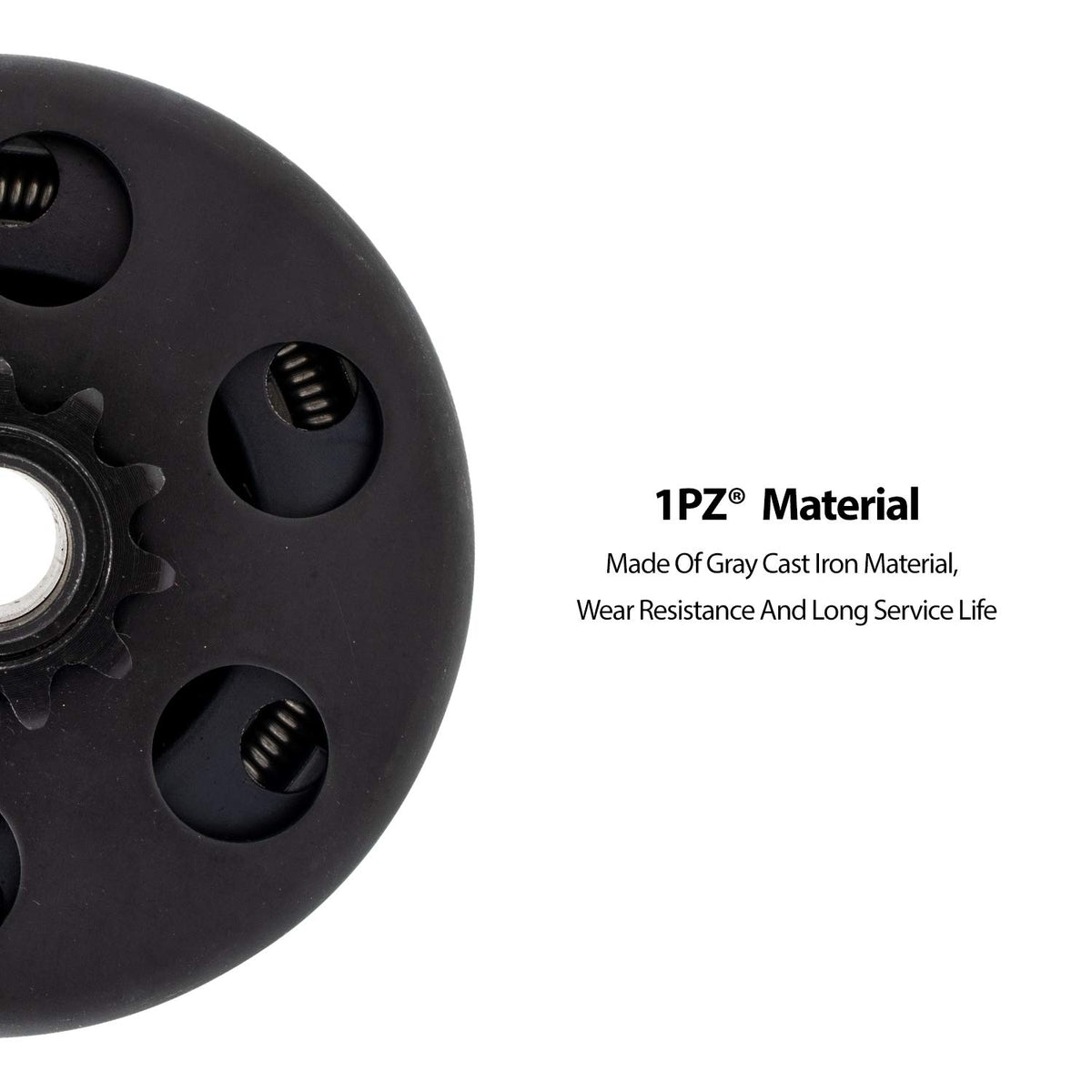 1PZ clutch installed on mini bike demonstrating straightforward replacement