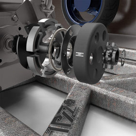 1PZ clutch 3/4-inch bore detail showing shaft fit and secure mount