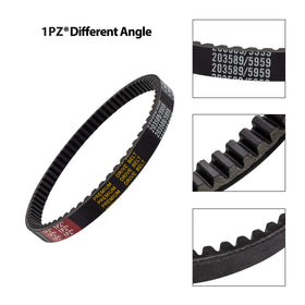 1PZ belt installed in go-kart chassis showing improved drive reliability