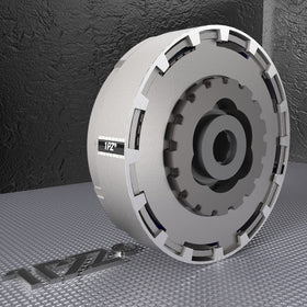 1PZ iron material texture close-up showing durable construction and heat dispersal