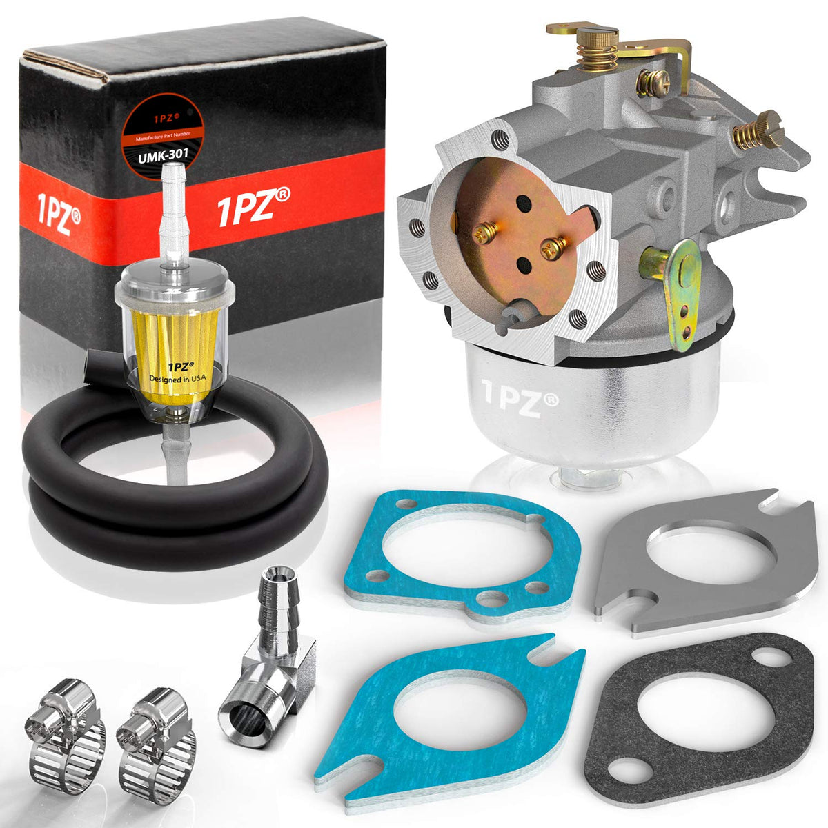 1PZ UMK-301 front view showing mounting flanges and inlet ports for easy fitment