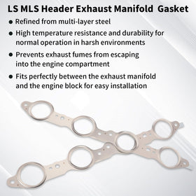 2 MULE TEAM close-up of gasket material highlighting texture for durable exhaust sealing
