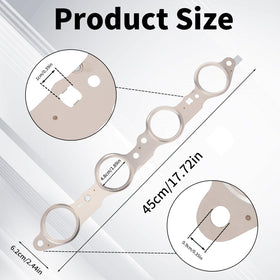 2 MULE TEAM gasket next to a coin illustrating size and scale for accurate parts match