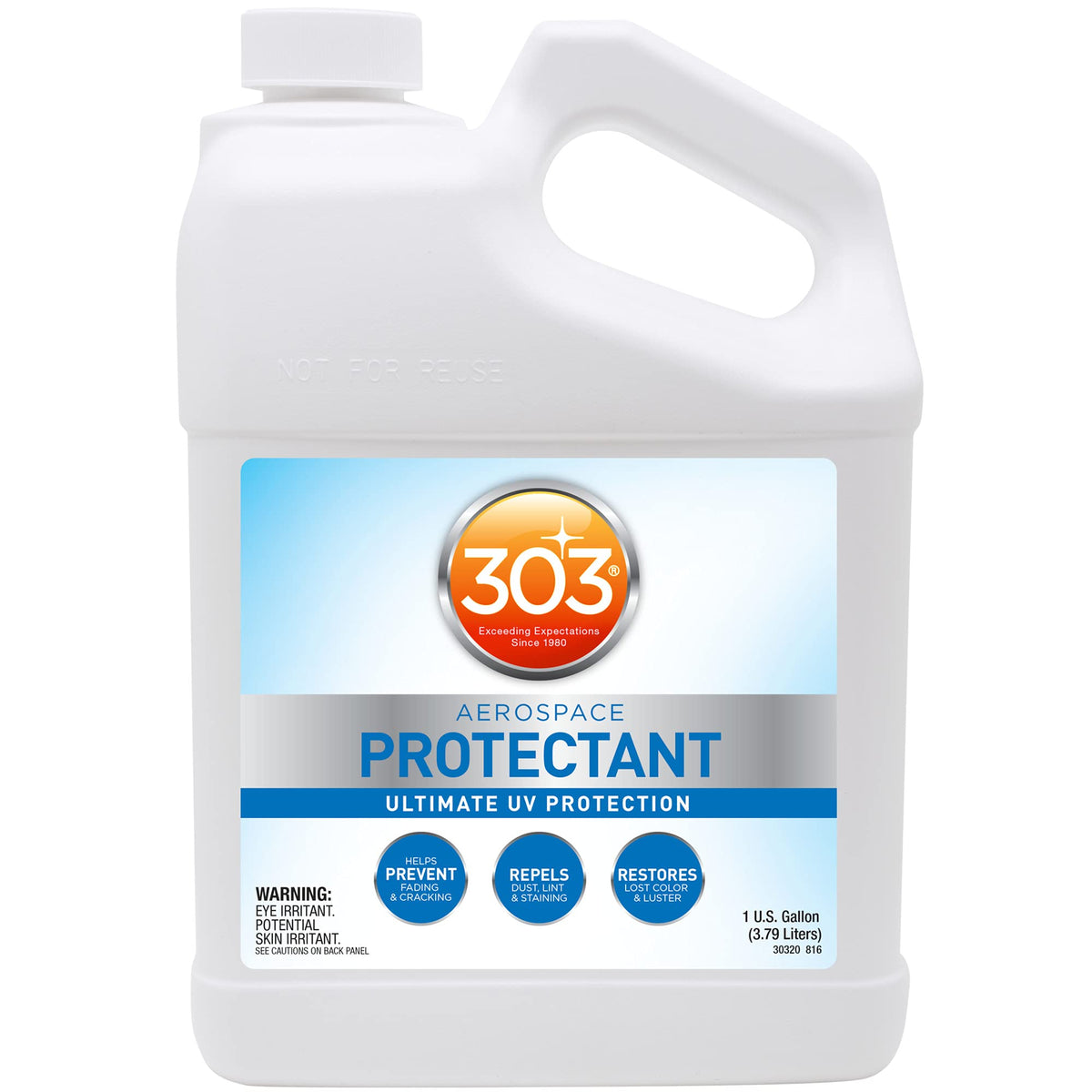 303 Products gallon container front view showing product and capacity benefit