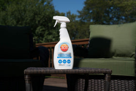 303 Products label close-up showing safe water-based formula information