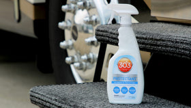 303 Products applied to patio furniture illustrating outdoor weatherproofing