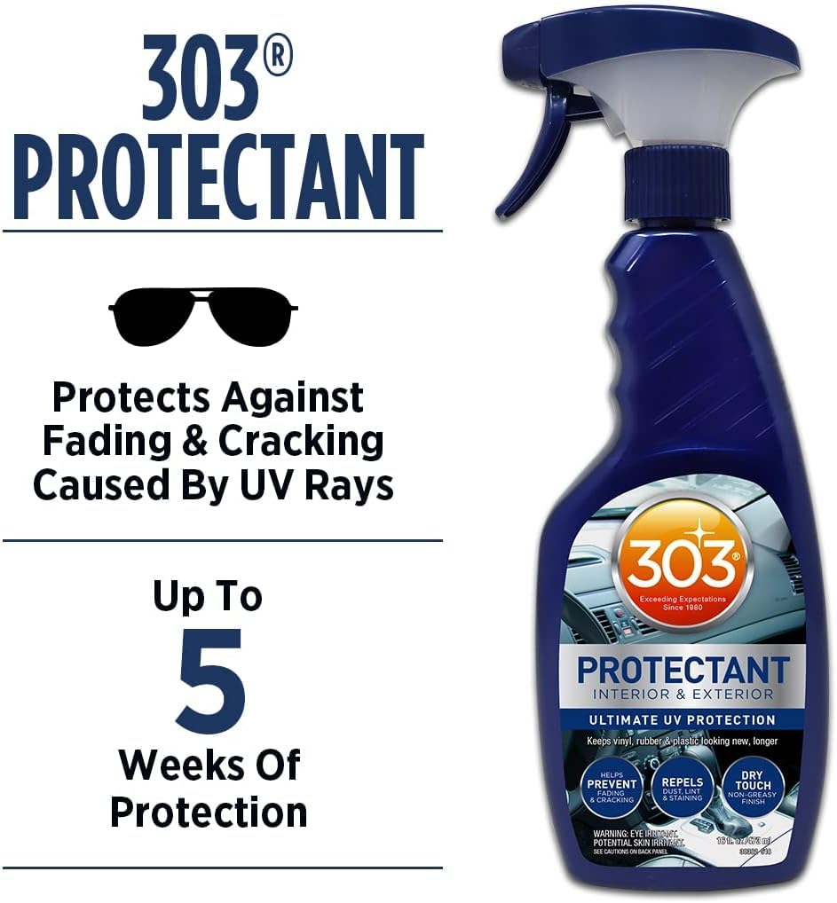 303 Products Automotive Protectant spray nozzle close-up for precise application