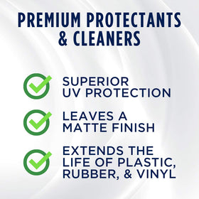 303 Products being wiped with microfiber to show quick, streak-free finish