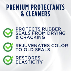 303 Products on car trunk seal in use, protecting seals and improving flexibility
