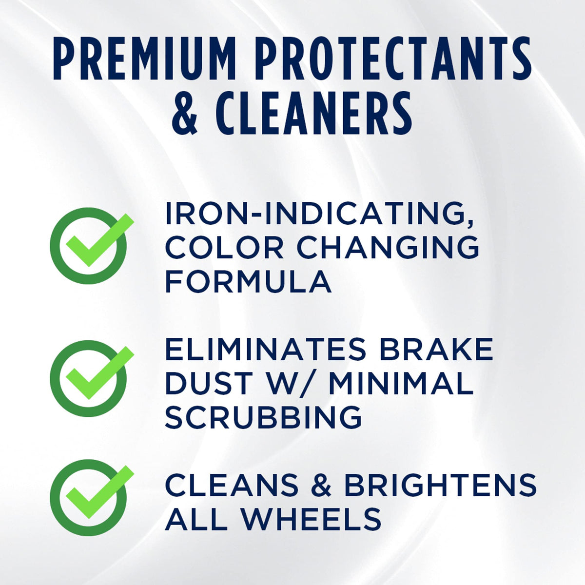303 Products purple iron reaction on rim close-up showing contaminant detection benefit