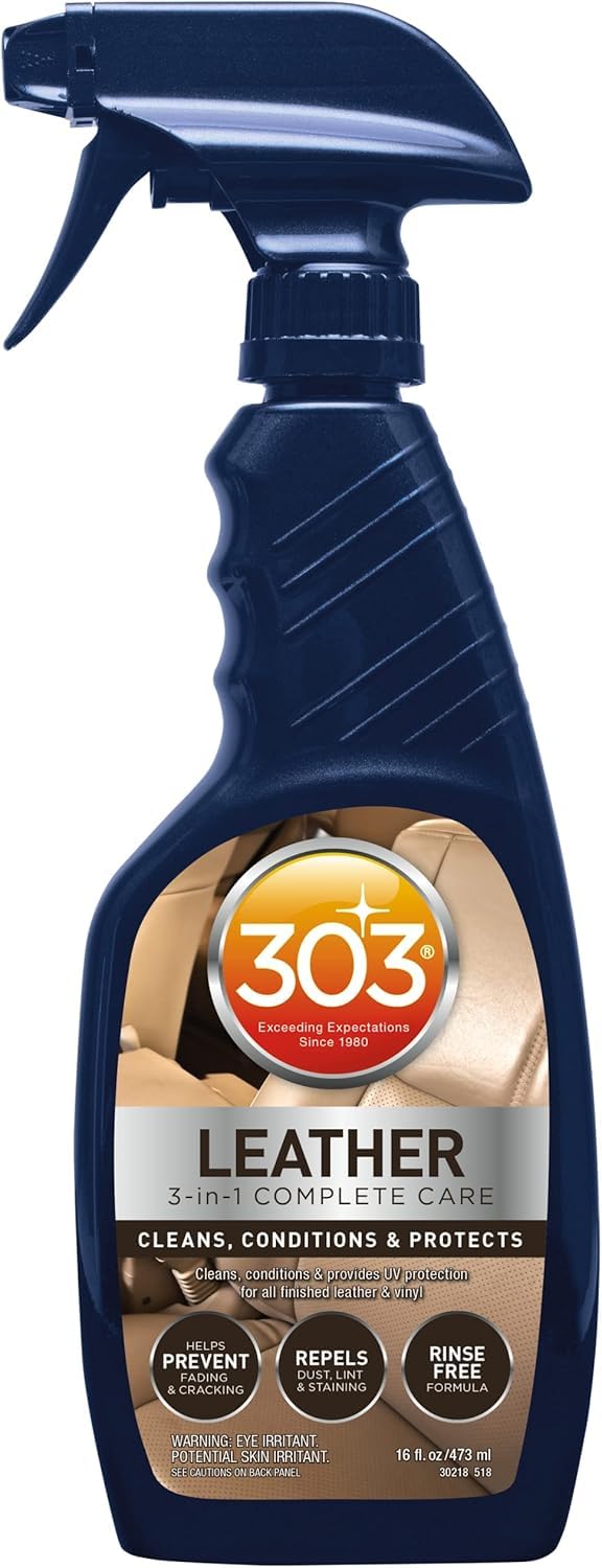 303 Products bottles held in hand for size comparison and easy use