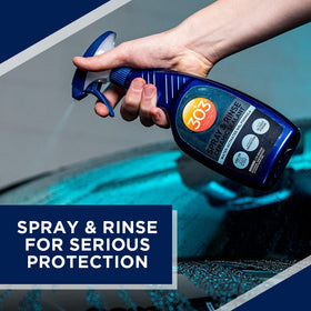 303 Products demonstrating water beading on painted surface for protection