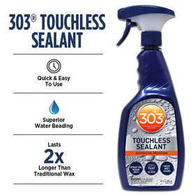 303 side label close-up highlighting SiO2 benefits and ingredients