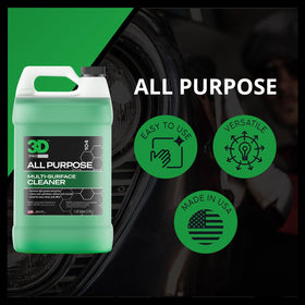 3D All Purpose Cleaner upholstery before and after for visible stain removal