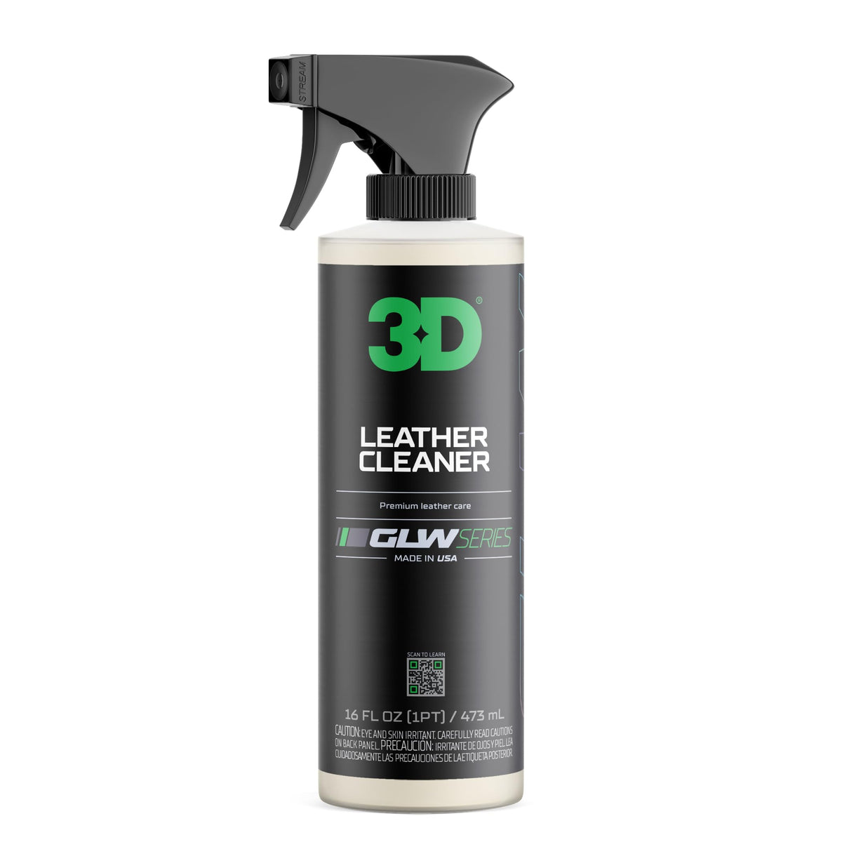 3D GLW bottle front view showing product and clean appearance benefit