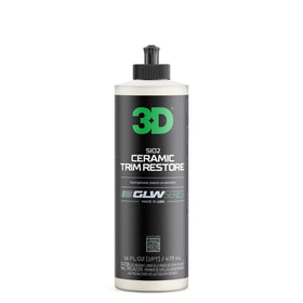 3D GLW front label showing product name and 16 oz size, clear branding benefit