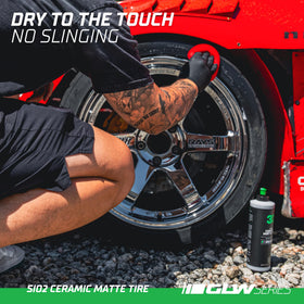 3D GLW Series on a parked vehicle demonstrating matte aesthetic