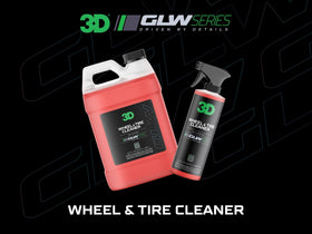3D GLW being sprayed on alloy wheel, shows fast degreasing action