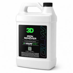 3D iron remover gallon front label showing product and brand benefits