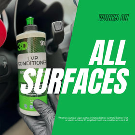 3D label highlighting USA-made and VOC-compliant ingredients benefit