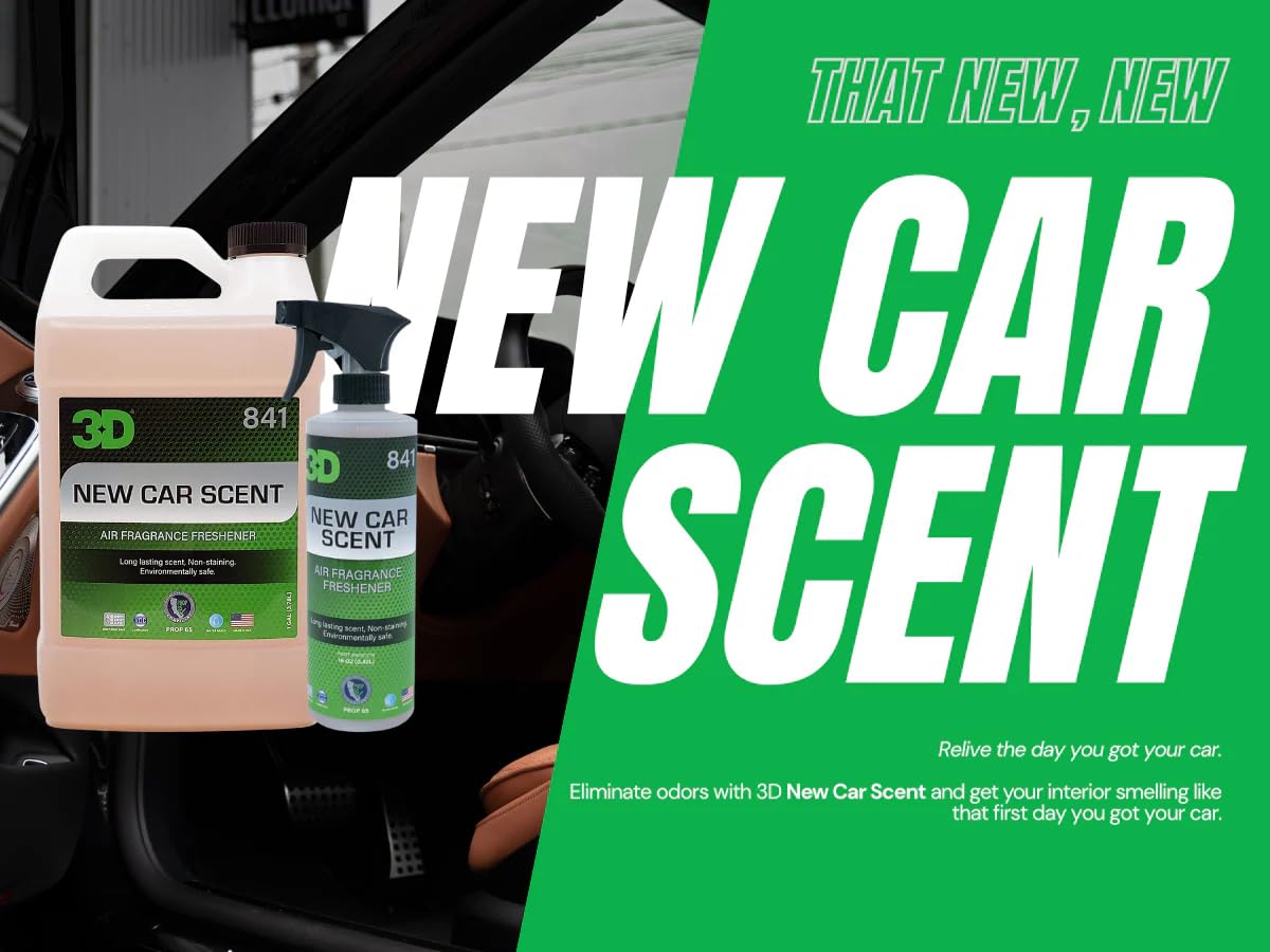 3D new car scent spray action mist refreshing interior air