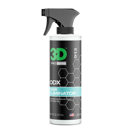 3D ODX front spray can showing label and fresh clean scent for fast deodorizing