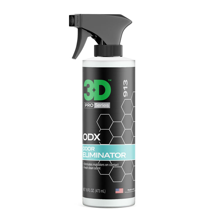 3D ODX front spray can showing label and fresh clean scent for fast deodorizing
