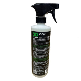3D ODX being sprayed inside a car interior to eliminate pet and smoke odors