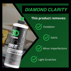3D One wipe test showing zero-dust cleanup benefit and clean edges